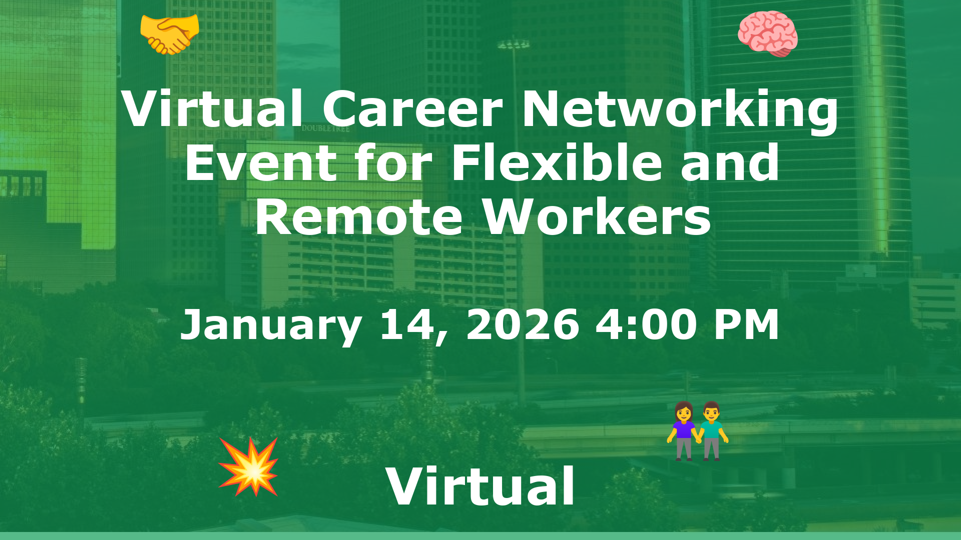 Virtual Career Networking Event for Flexible and Remote Workers event image